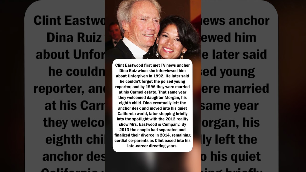 Clint & Dina Eastwood: From TV Interview to Divorce