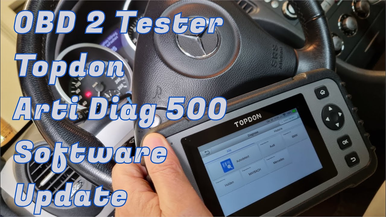 OBD 2 Tester Topdon Arti Diag 500 Software Update