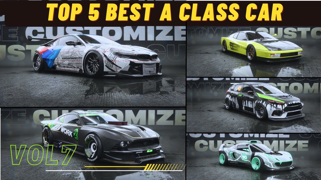 Top 5 Best A Class Car in NFS Unbound Vol 7