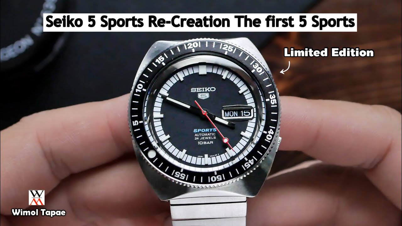 ถึงทำมา 3 หมื่นเรือนก็ไม่พอขาย! Seiko 5 Sports 55th Anniversary Limited Edition SRPK17 - Wimol Tapae