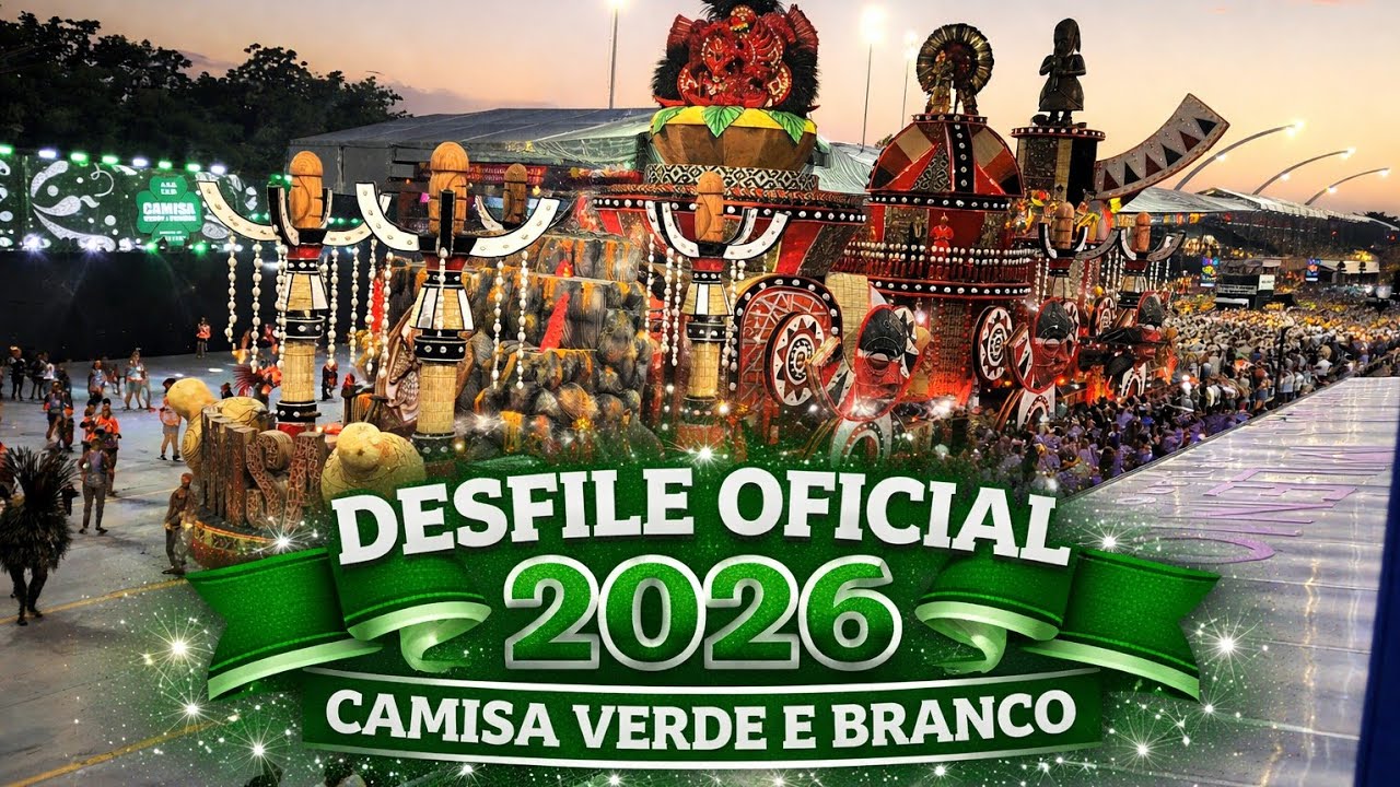 Camisa Verde e Branco 2026 | Desfile Oficial Completo 4K