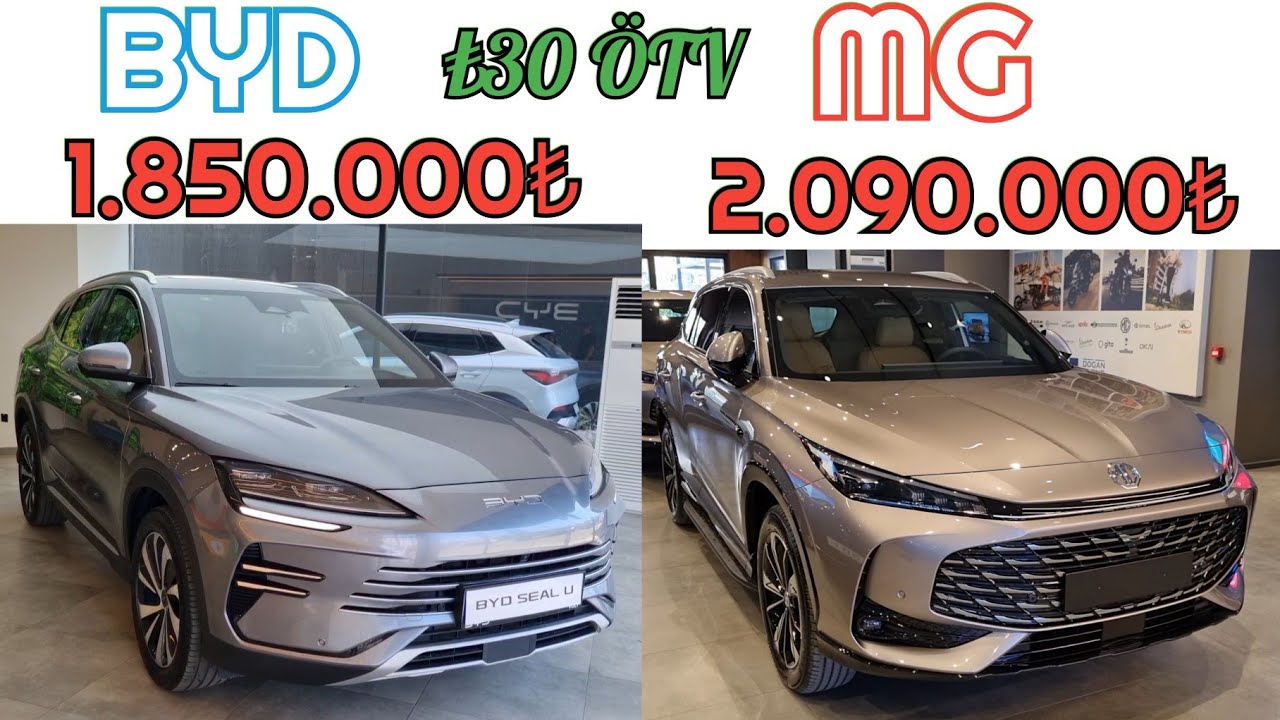 BYD SEAL U DM-İ MI, MG HS PHEV Mİ? %30 ÖTV'Lİ ÇİNLİ KAPIŞMASI