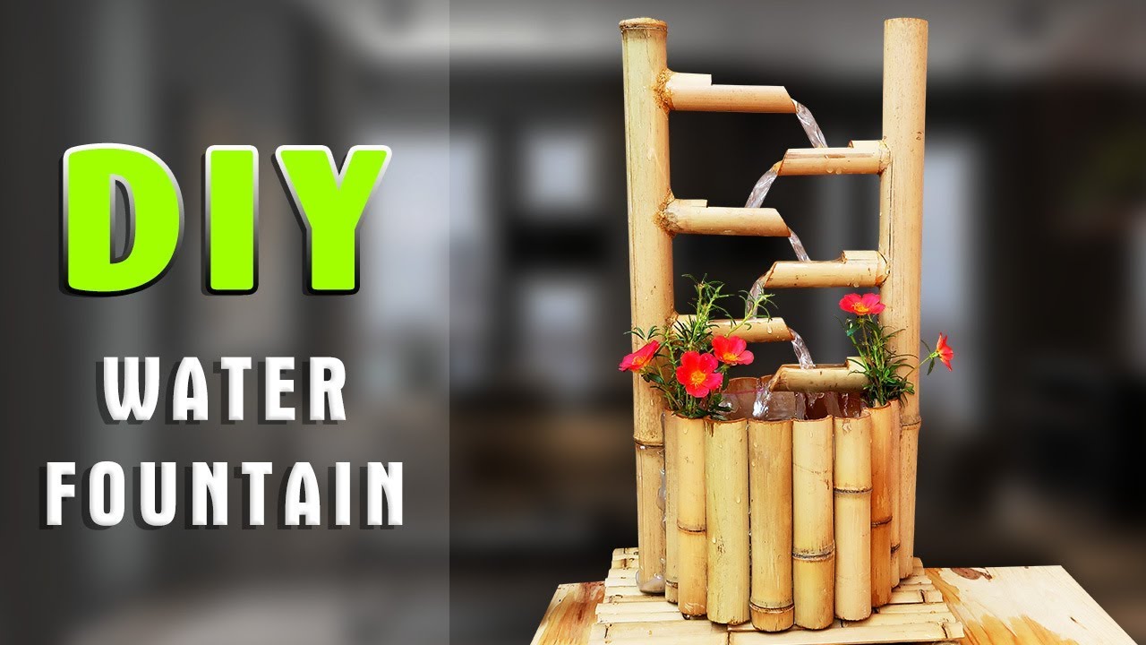 Cheap and Easy But Gorgeous | DIY Bamboo Water Fountain at Home
