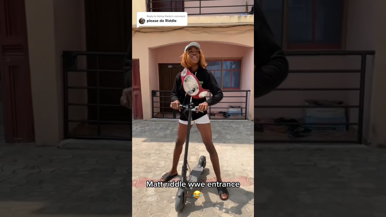 MATT RIDDLE WWE ENTRANCE BE LIKE