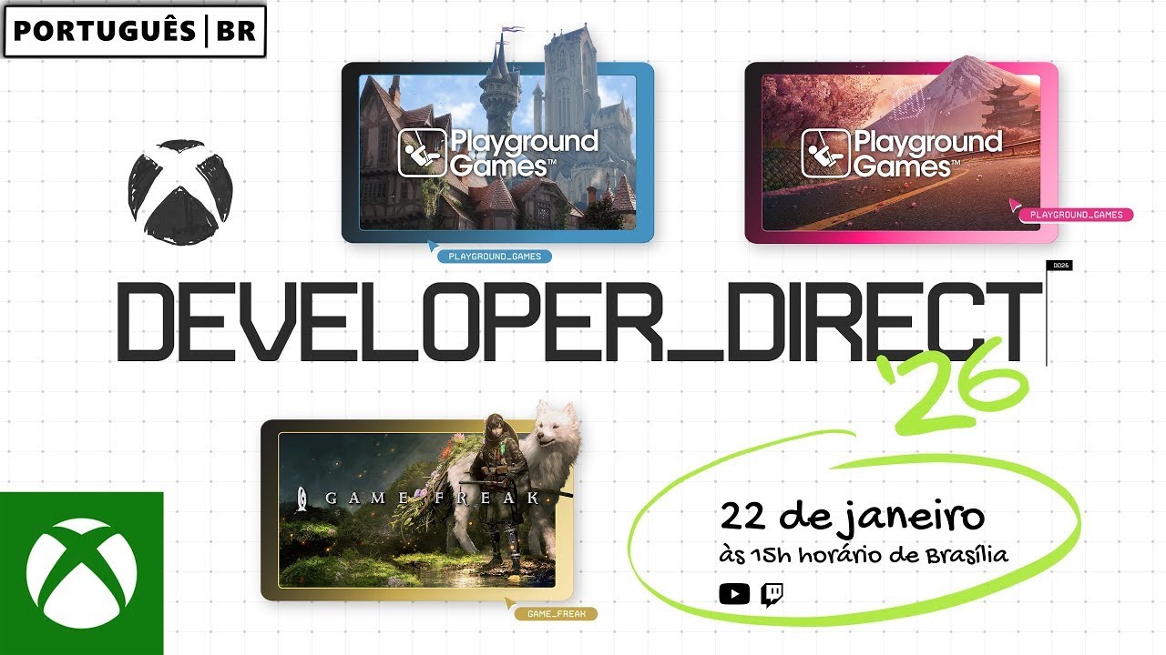 🔴 Developer_Direct Xbox 2026 [Português - BR]