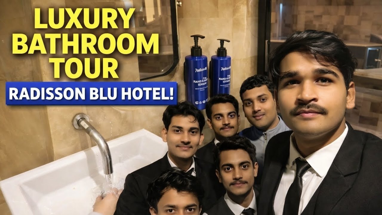 Radisson Blu Ka Luxury Bathroom 😍 | 5 Star Hotel Reality