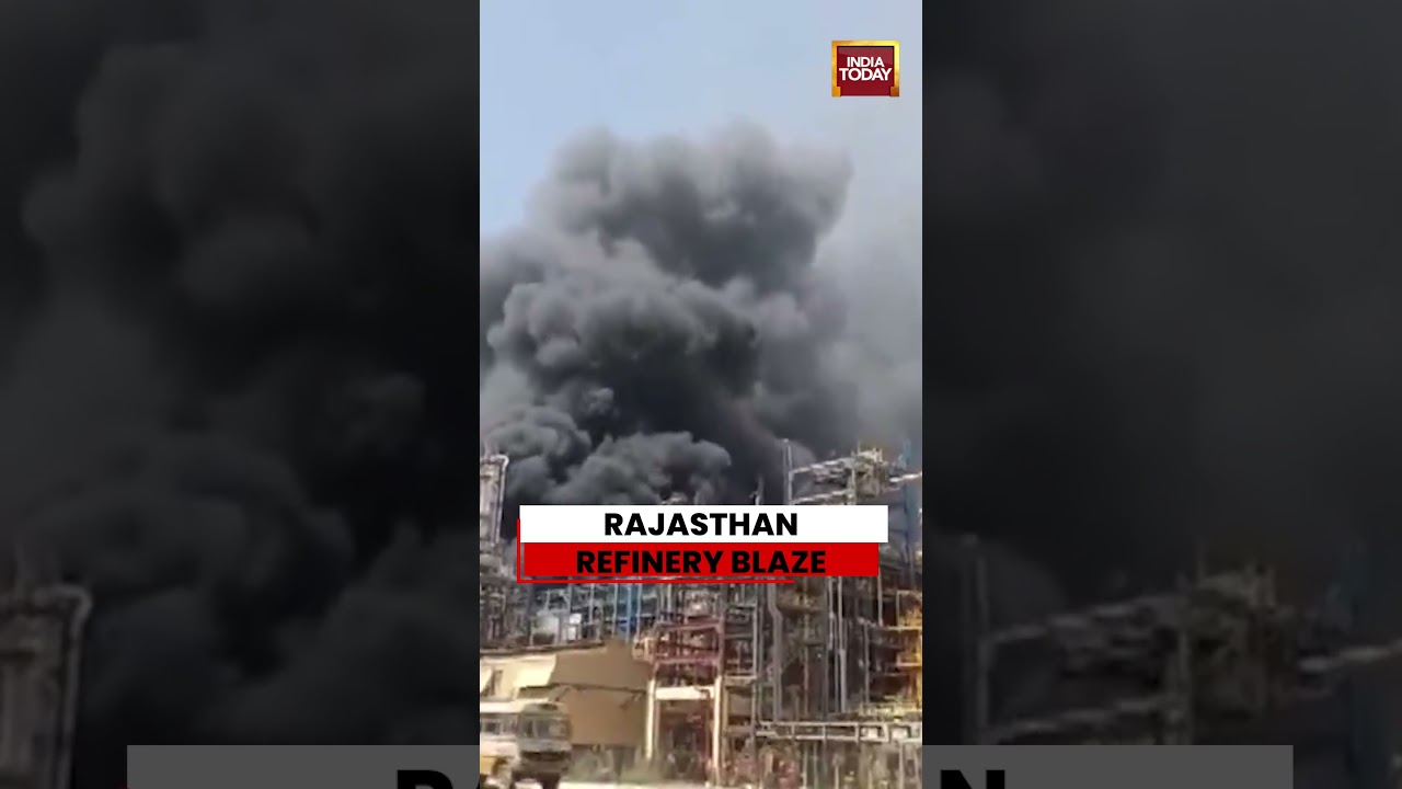 Rajasthan Refinery Blaze Triggers Emergency Response, Firefighting Operations Underway