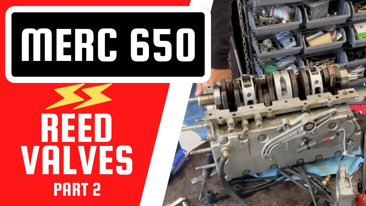 Kiekhaefer Mercury 650 SS - Reed Valves & Crankcase Assembly