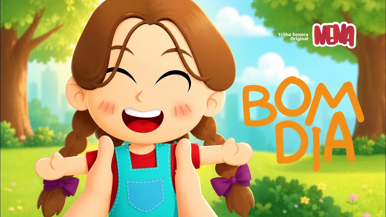 Bom dia | Cante com Nena 1 | Música Gospel Infantil | Desenho