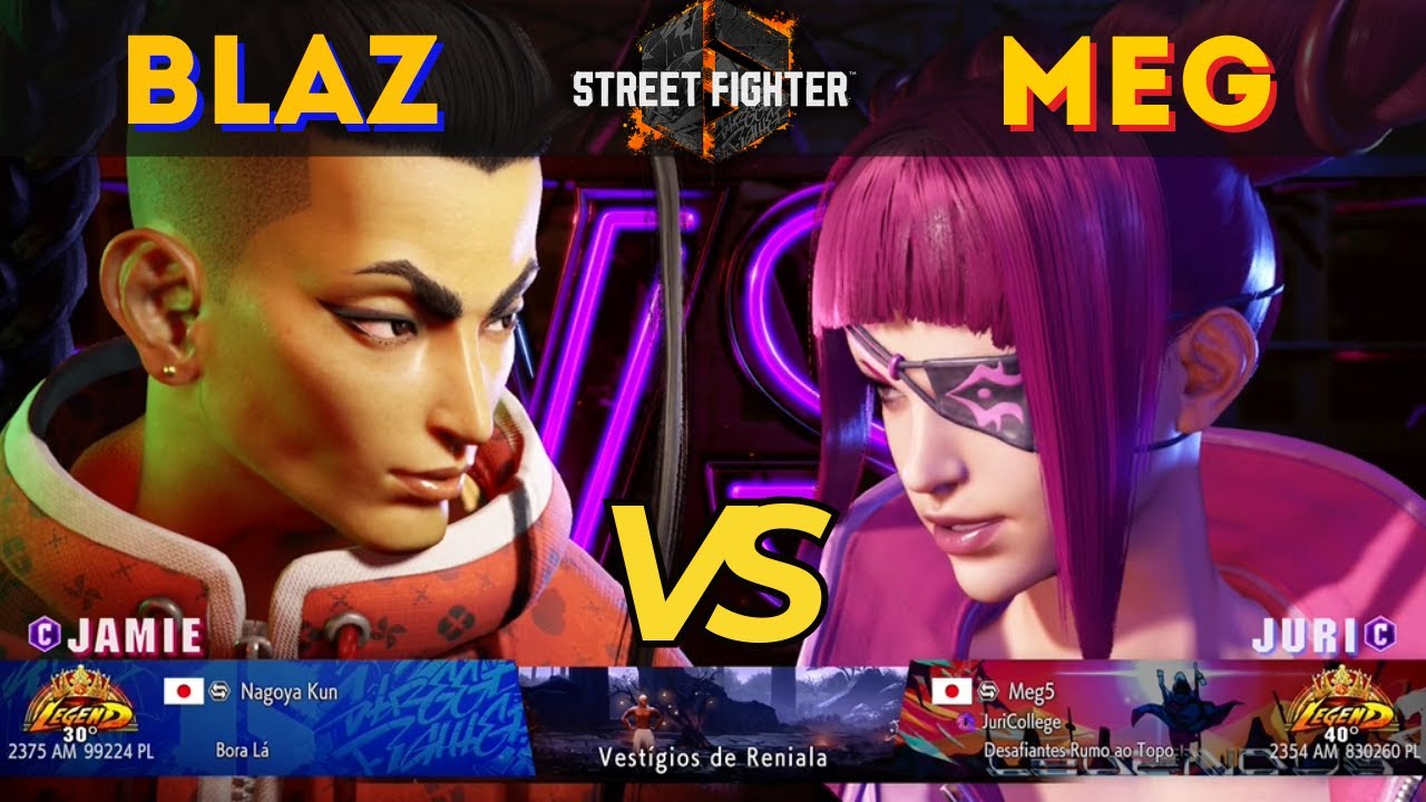 SF6 ▰ BLAZ (Jamie) vs MEG (Juri) 👊 Ranked Match - High Level Gameplay - 1/26