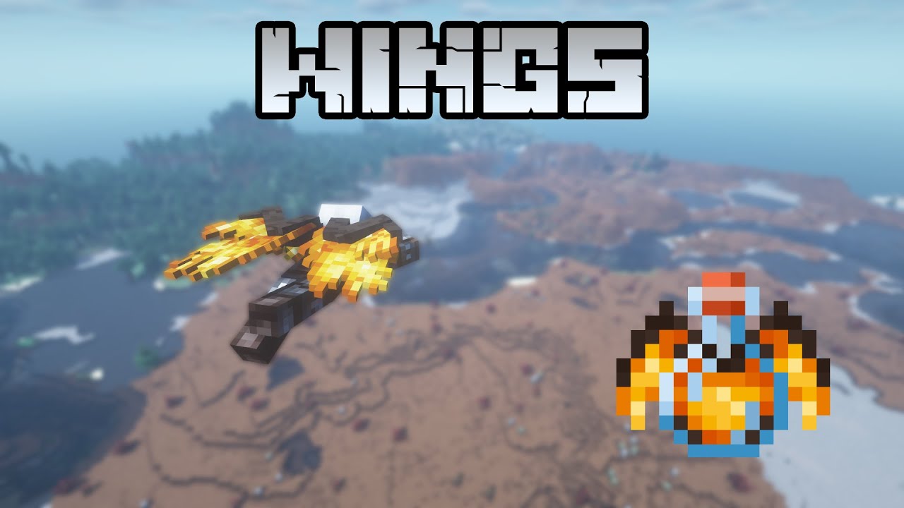 Крутой мод на крылья! | Wings | Обзор мода #19