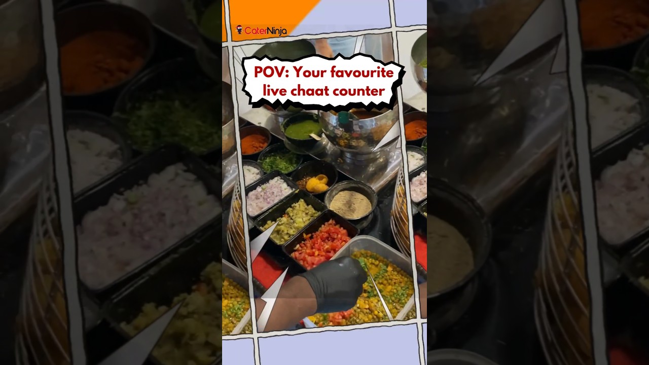 crunchy, spicy and tangy, nothing beats the joy of a live chaat counter!