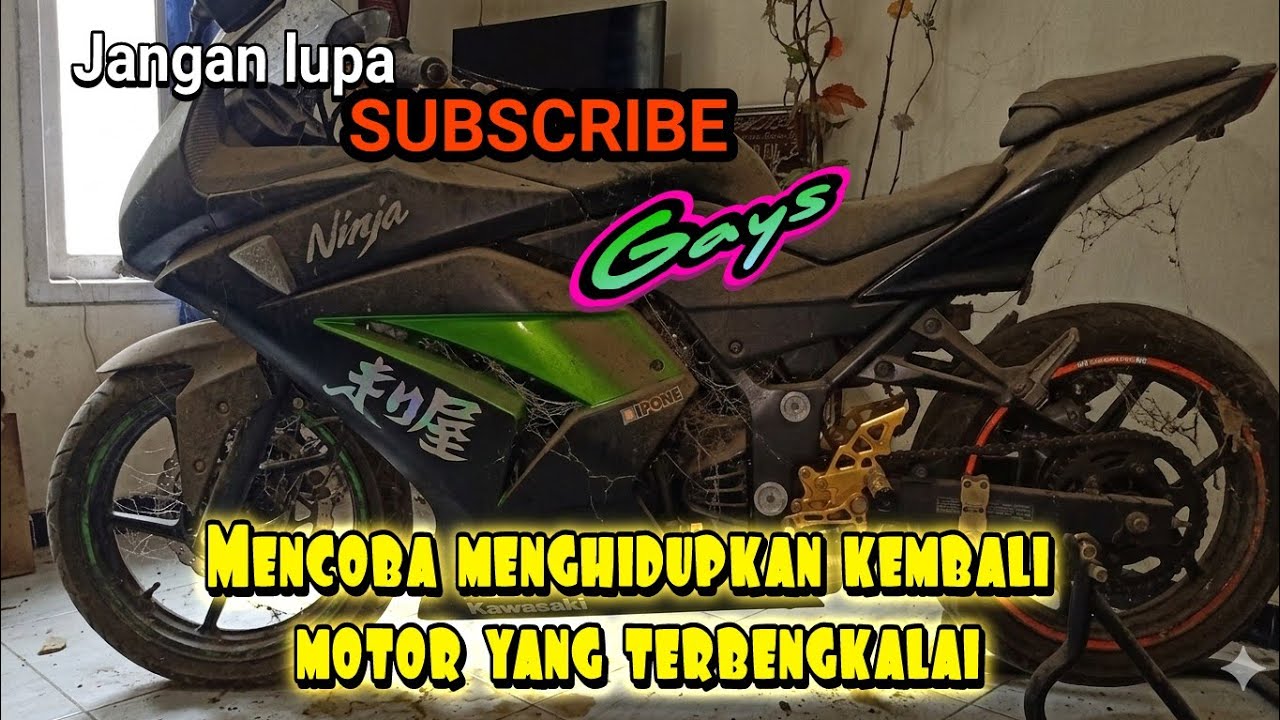 Mencoba menghidupkan kembali setelah sekian lama ngedongkrok‼️Kawasaki ninja 250 karbu