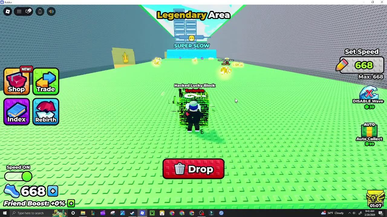 escape wave for lucky block admin abuse!