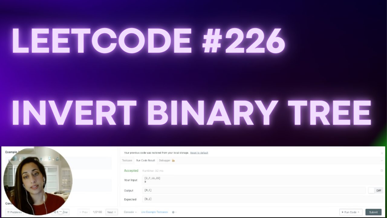 Invert Binary Tree problem - Leetcode #226 - Python