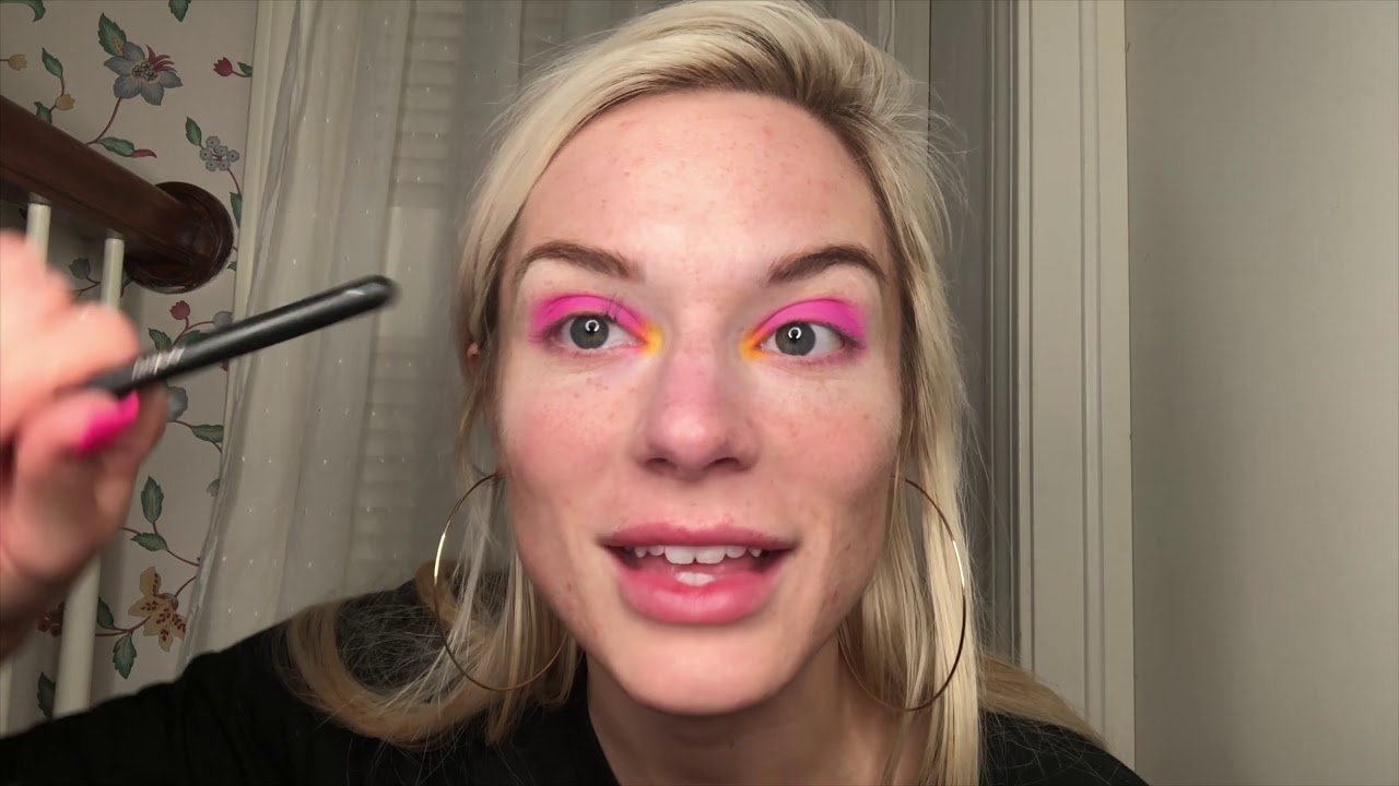 Neon Eyes Makeup Tutorial 💕💛