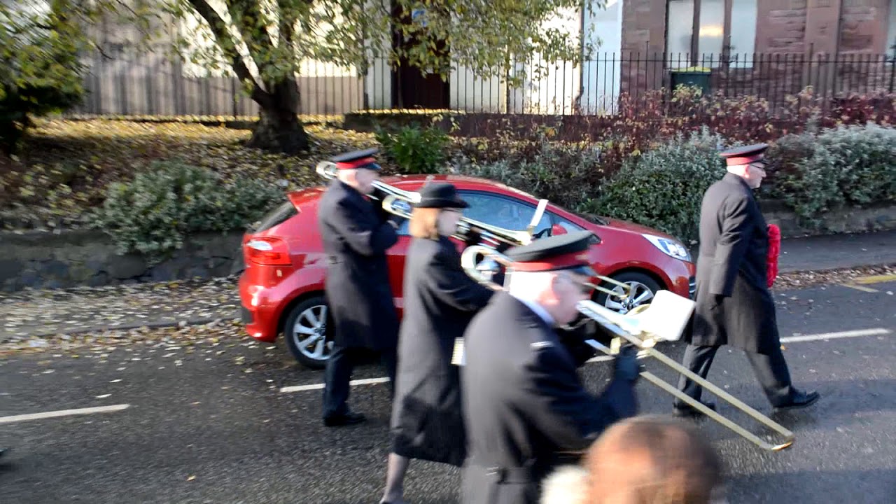 Bellshill Salvation Army Band Remembrance Day March 2019 Part 1