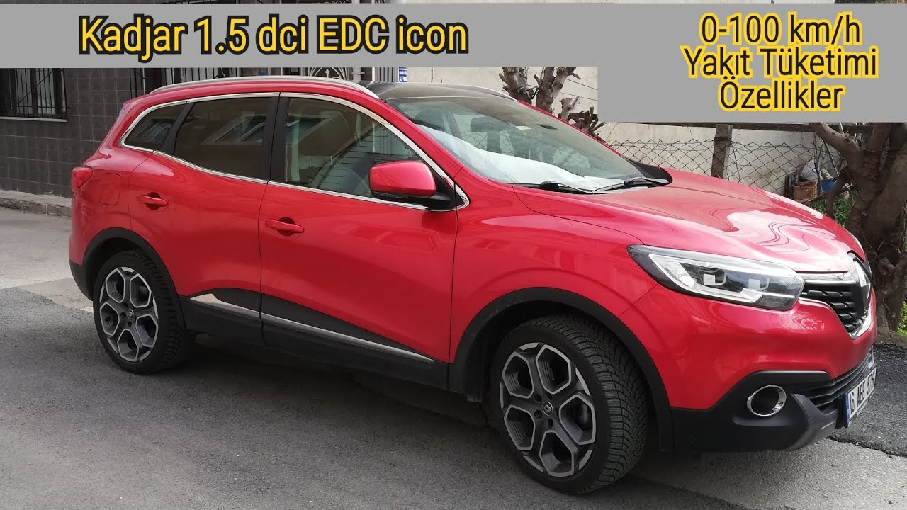 Renault Kadjar 1.5 dci İCON 0-100 & Yakıt tüketimi & inceleme (1.5 dci EDC)