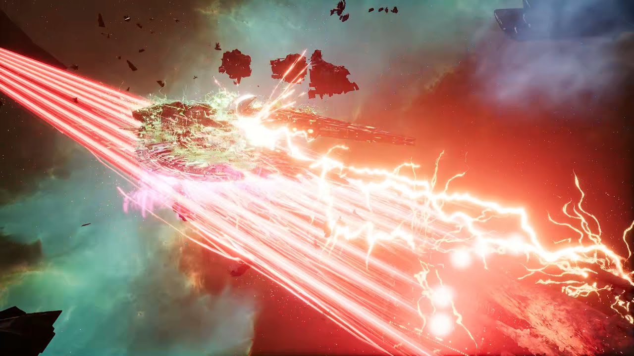 Skalgrim Mod 2021: Nyadra'zathas - Necrons vs Chaos - Battlefleet Gothic Armada 2