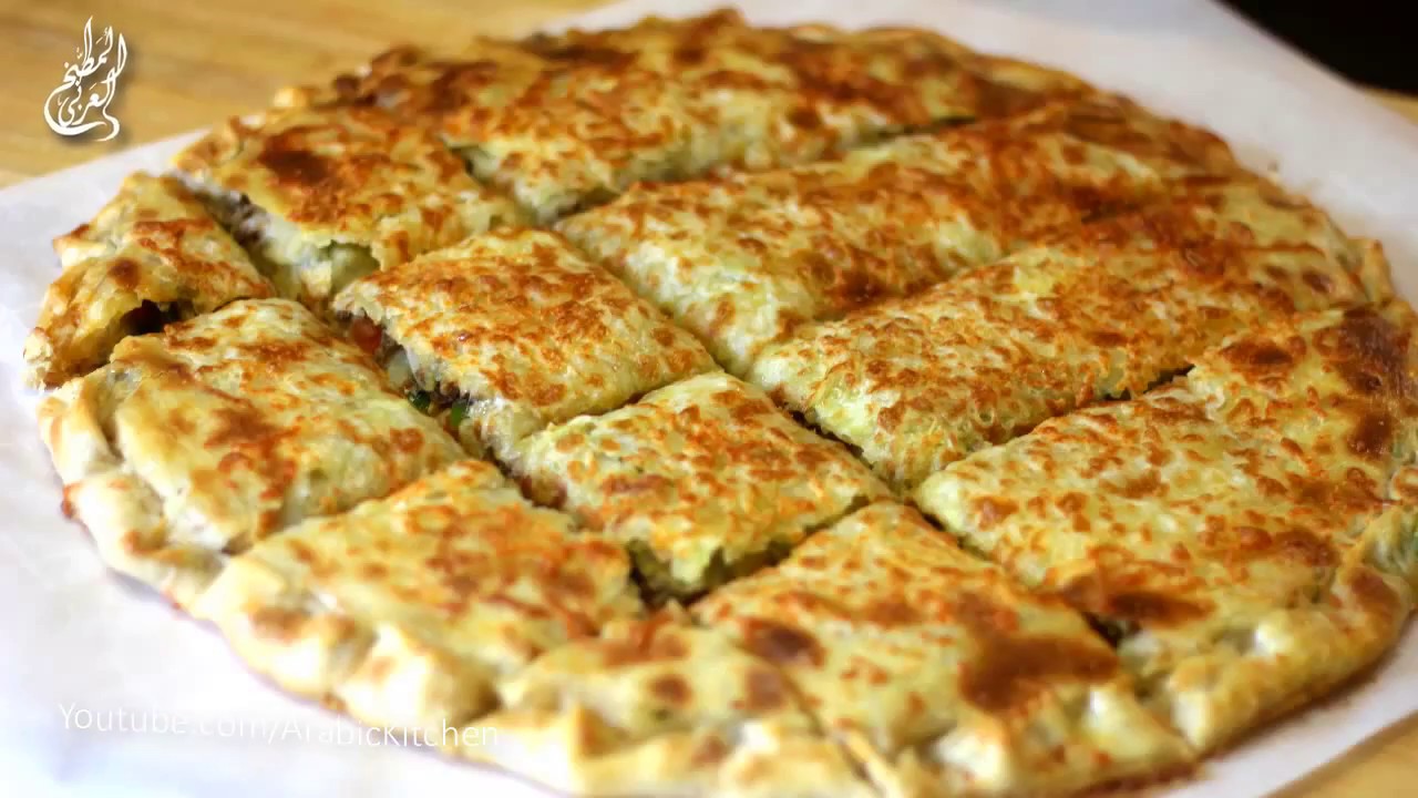 عجينة الفطير الشرقي/خبز الفطير الشرقي المحشي (مورق, مقرمش وطري) Baked Feteer