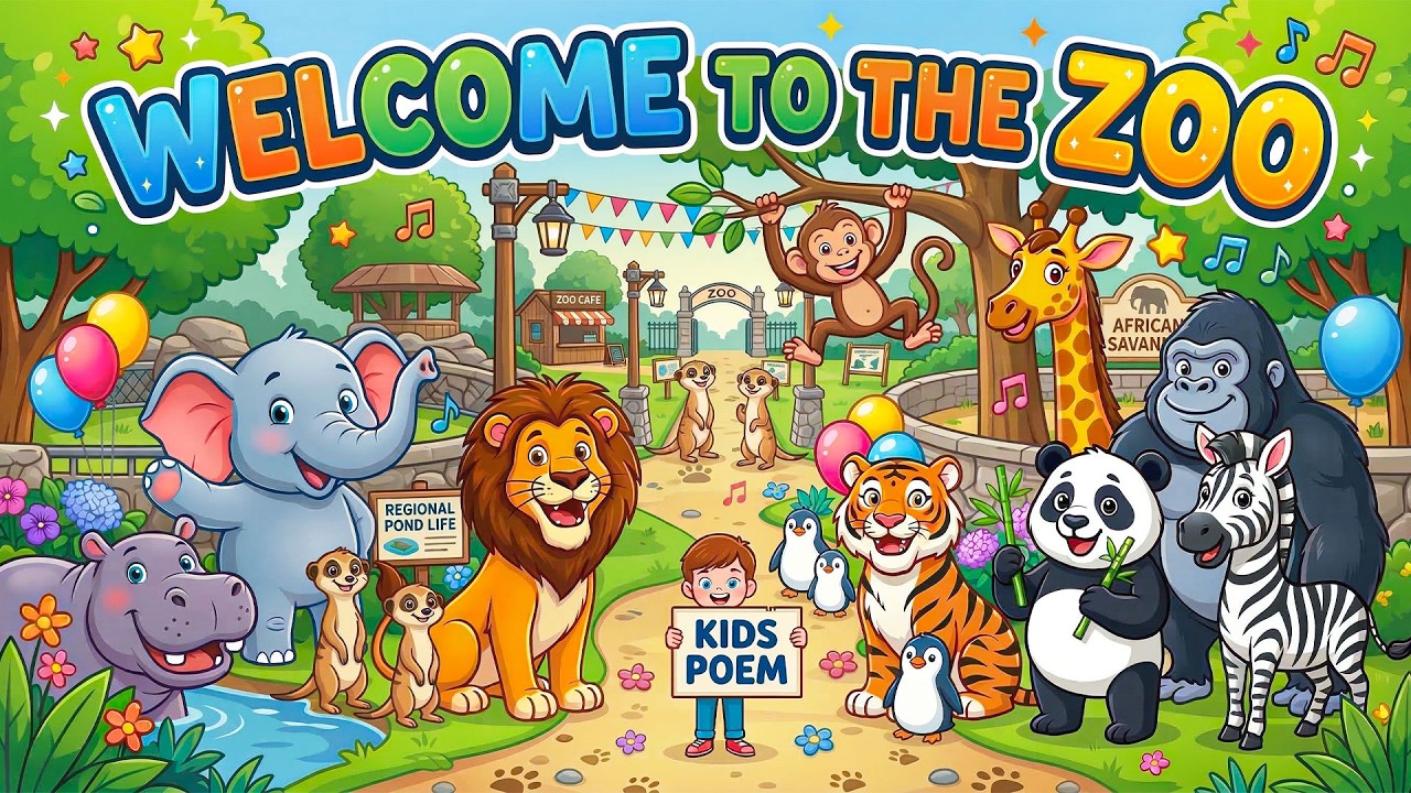 Welcome to the Fun Zoo | Kids Zoo Song | Jump n Jingle