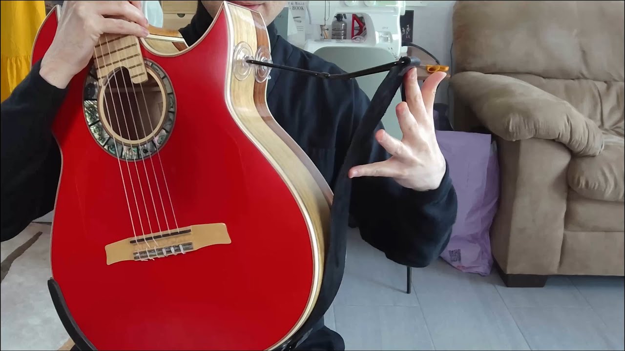 DE ORO GUITAR SUPPORT + FINISHIELD FINISH PROTECTOR --- review and demonstration