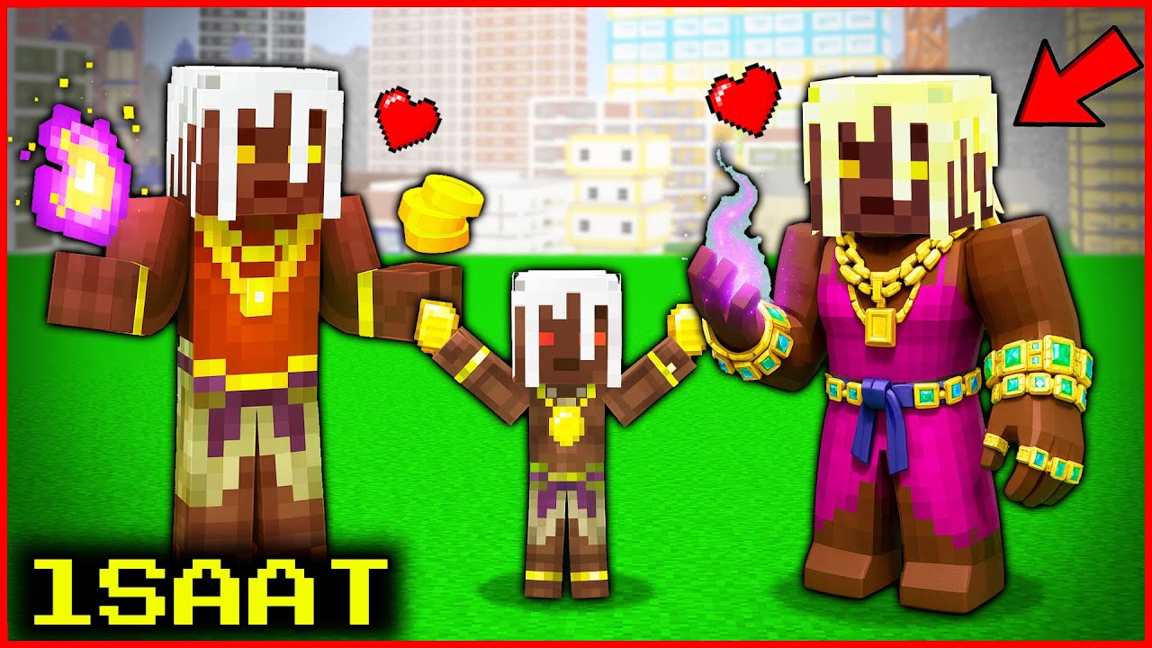 MİNECRAFT HÜSAMETTİN AİLESİ ZENGİN OLDU FİLMİ! 😱 - Minecraft ZENGİN FAKİR HAYATI