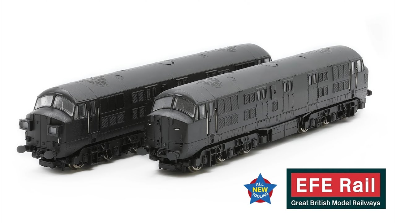 N Gauge News reveals new EFE Rail D600 Warship and Graham Farish POT stowage van!