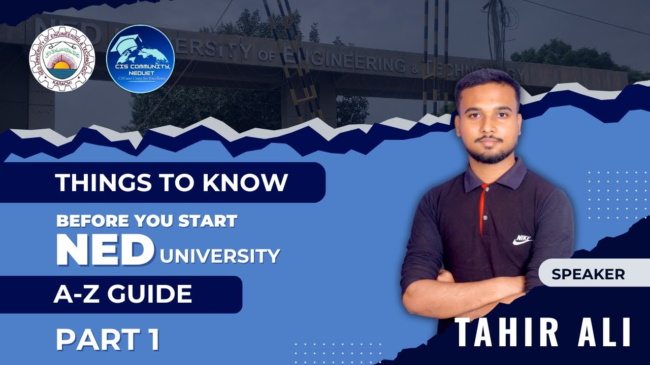 Things You Should Know to become NEDian |Success Mantra Before start University Life | Part#01