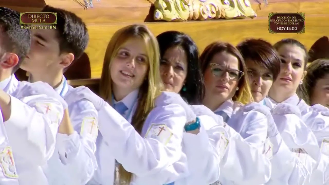 DOMINGO DE RESURRECCION PROCESION DEL RESUCITADO MULA 2016 EN 7 TV MURCIA