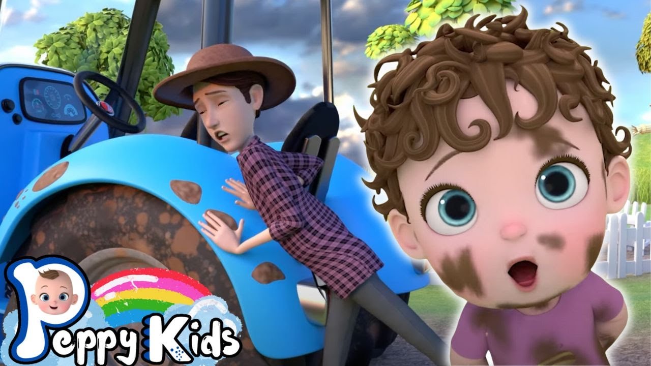 The Farmer In The Dell Nursery Rhyme | Baa Baa Black Sheep - Peppy Kids