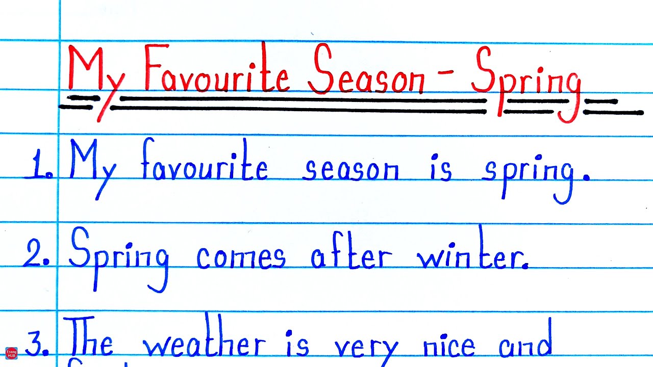 10 Lines on My Favourite Season Spring in English | Short & Easy Essay for Students