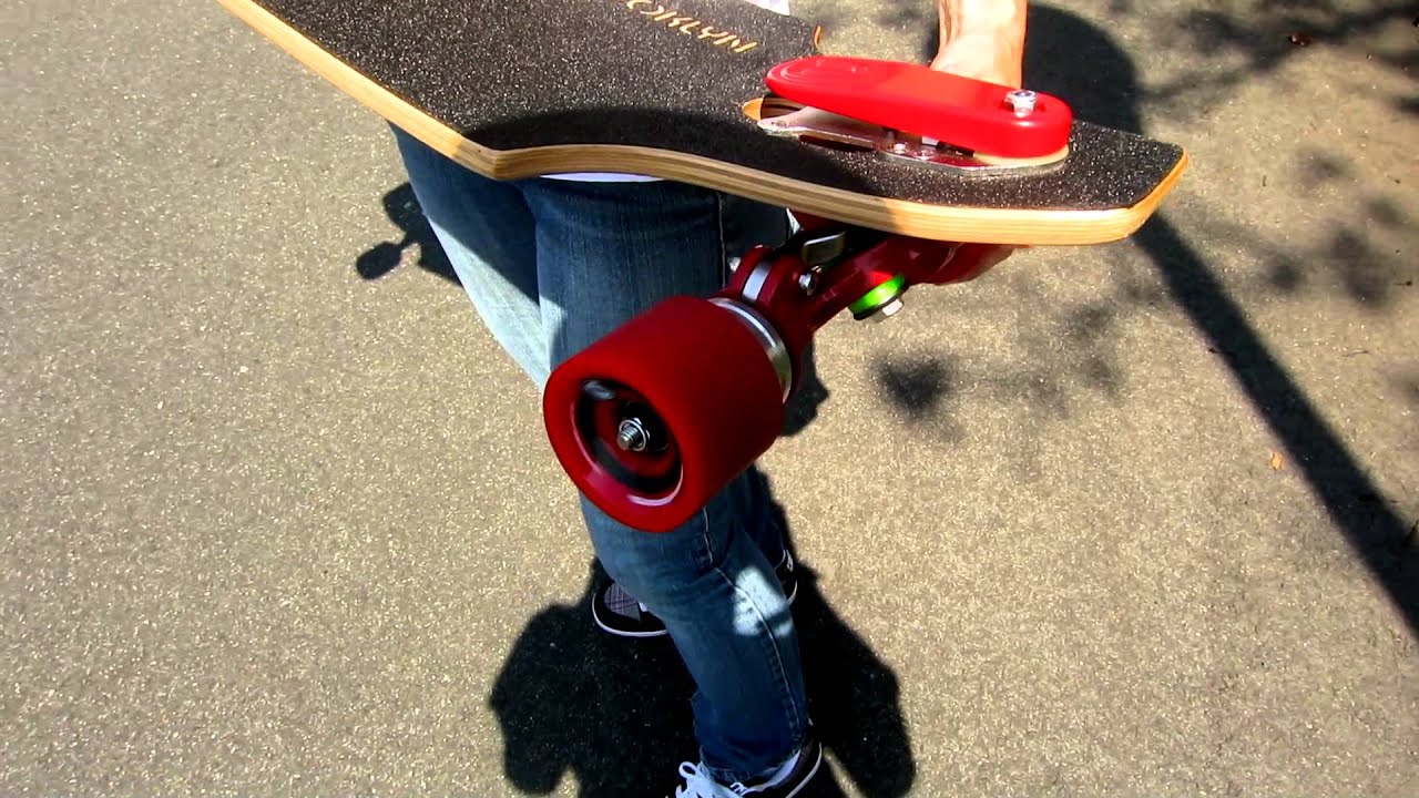 My Mom Demos the Brakeboard (1st kickstarter version)