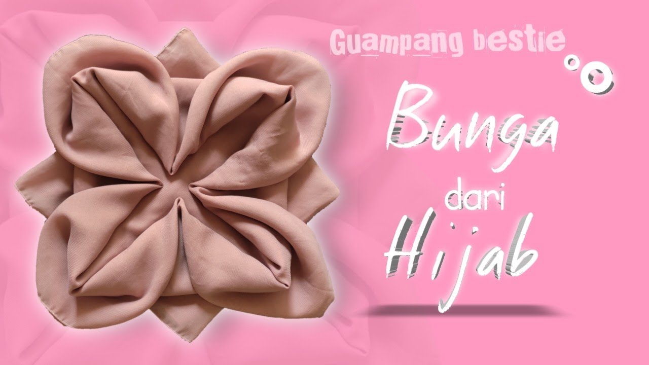 Hantaran hijab bentuk bunga | simple tapi mewah