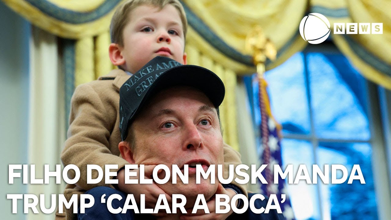 Filho de Elon Musk manda Trump &lsquo;calar a boca&rsquo; e diz que ele &lsquo;n&atilde;o &eacute; o presidente&rsquo;