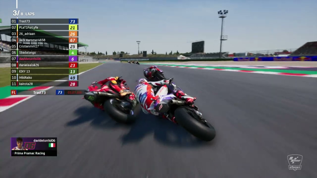 🏍️ Misano Race | Global Series Round 1 | 2023 MotoGPeSport Championship