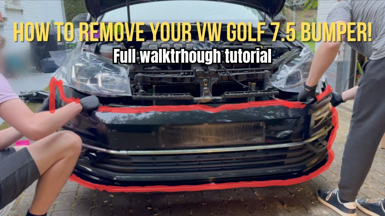 How to Remove the Bumper on VW Golf 7.5 | Full Tutorial