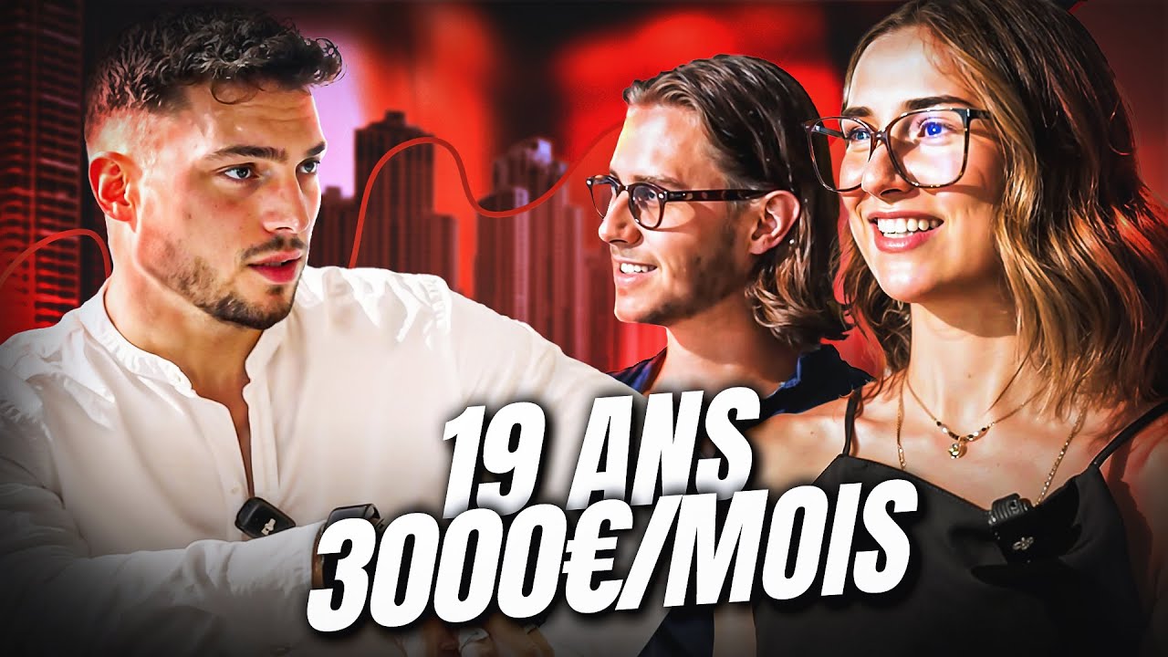 Ils génèrent 3000€/mois avec leur business à seulement 19 ans.