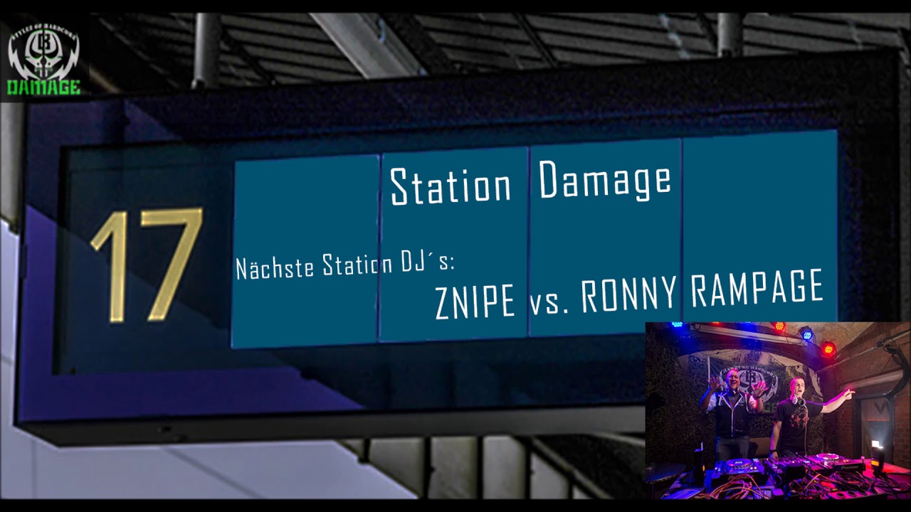 Station Damage – Znipe vs. Ronny Rampage Live Set (17.03.2018)