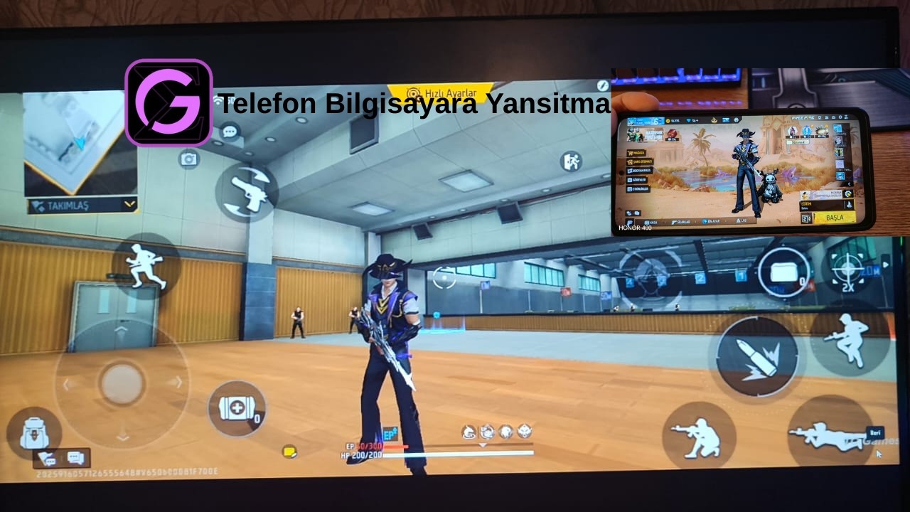 Telefonu Pc Yansitip Oyun Oynama 