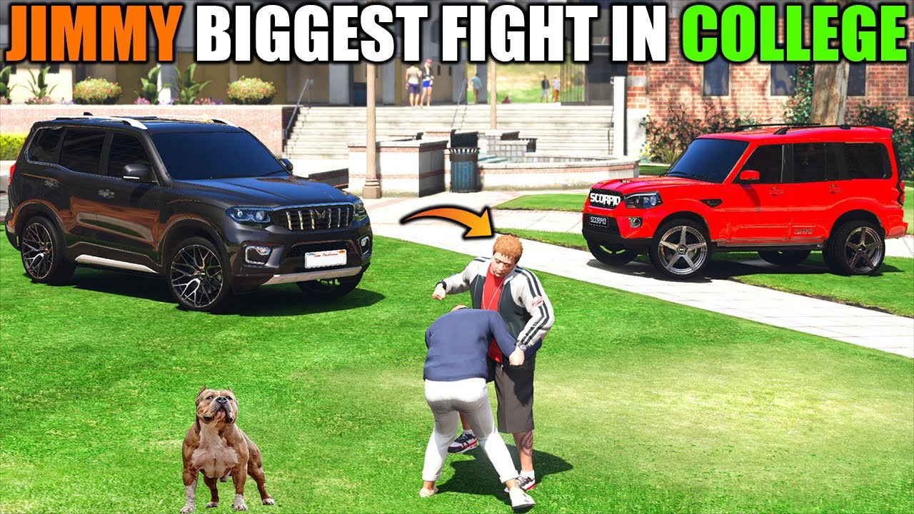 JIMMY BIGGEST FIGHT IN COLLEGE | GTA5 😮