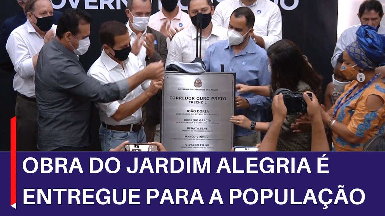Obra do Jardim Alegria em Francisco Morato é entregue para a população