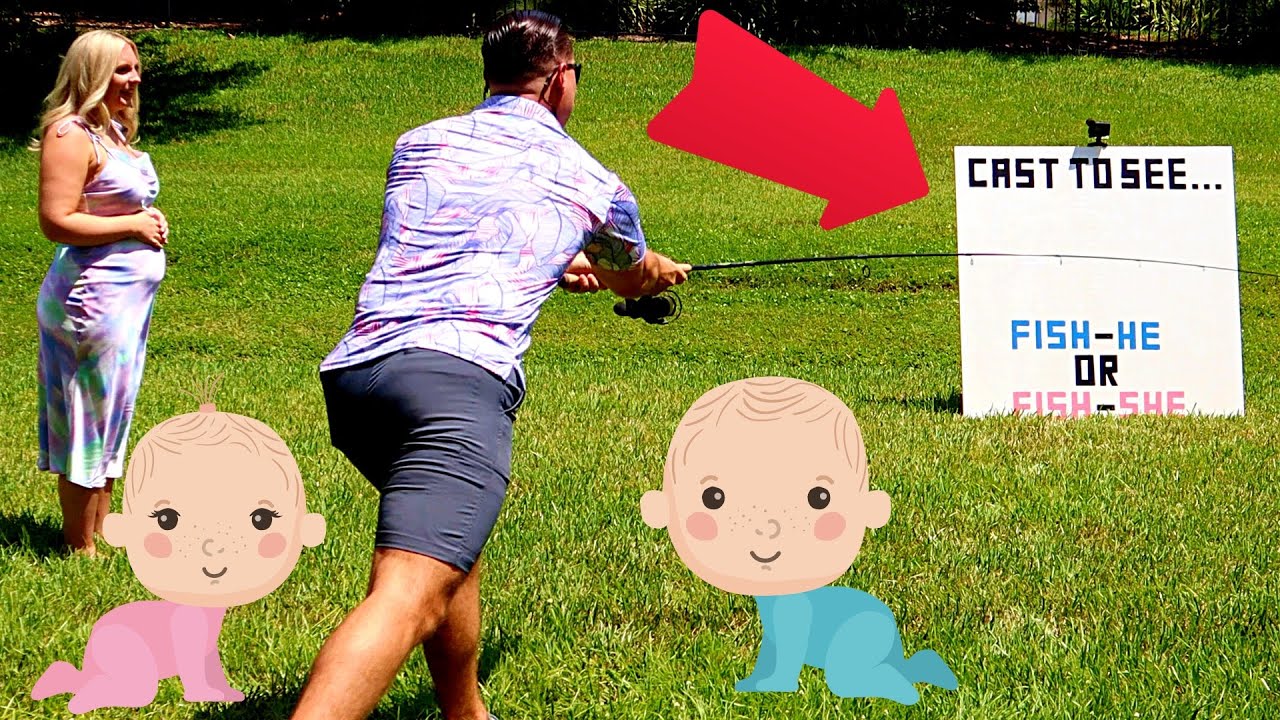 FISHING Themed Gender REVEAL! *BOY or GIRL?!*