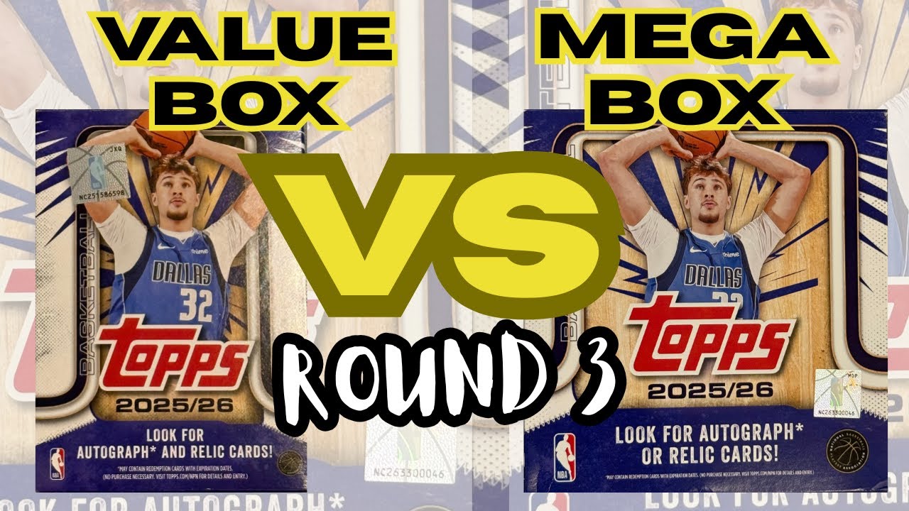 Value Box vs Megabox, ZERO COOPER BASE AFTER 12 BOXES Topps Basketball 2025-26 round 3 | Unbox 21