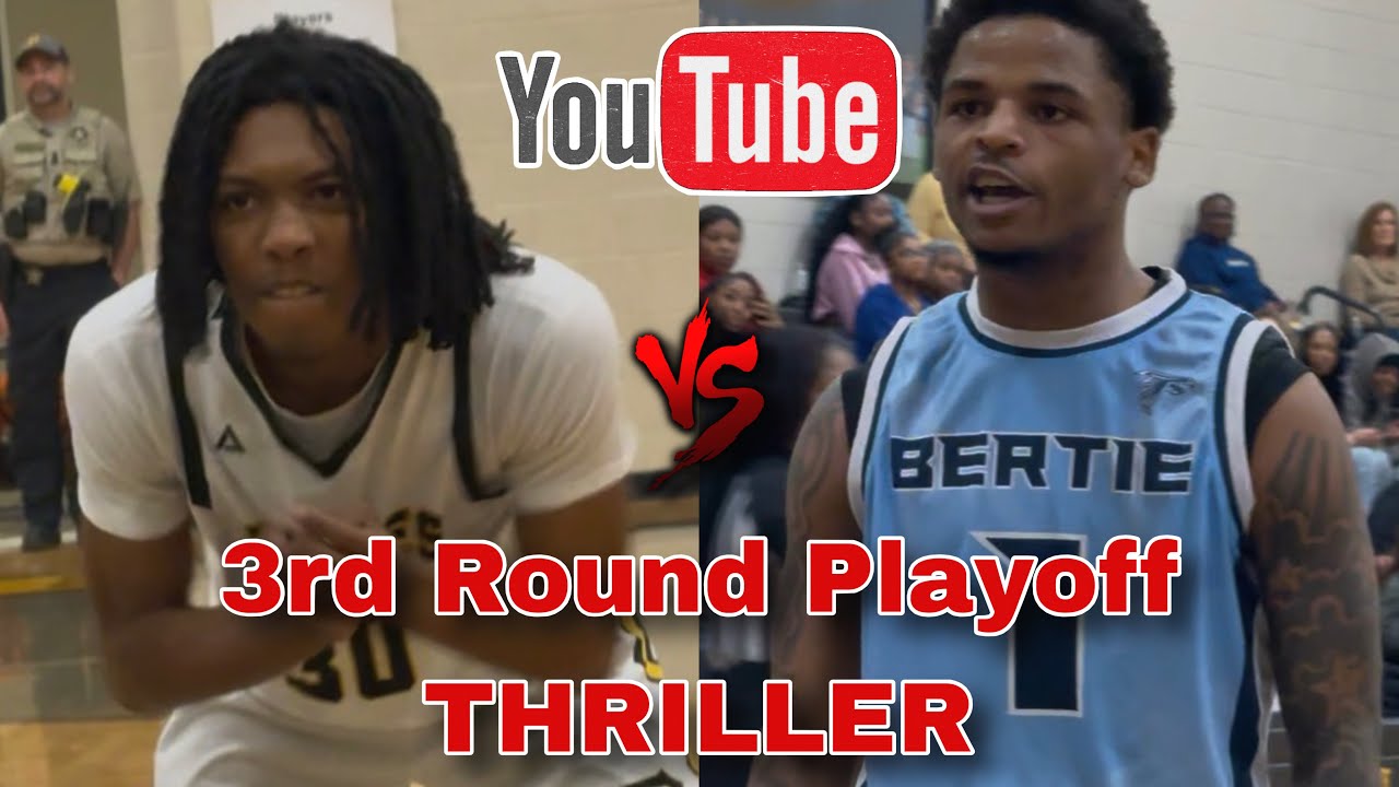 3rd Round Playoffs THRILLING ENDING 😱 Bertie vs Perquimans 