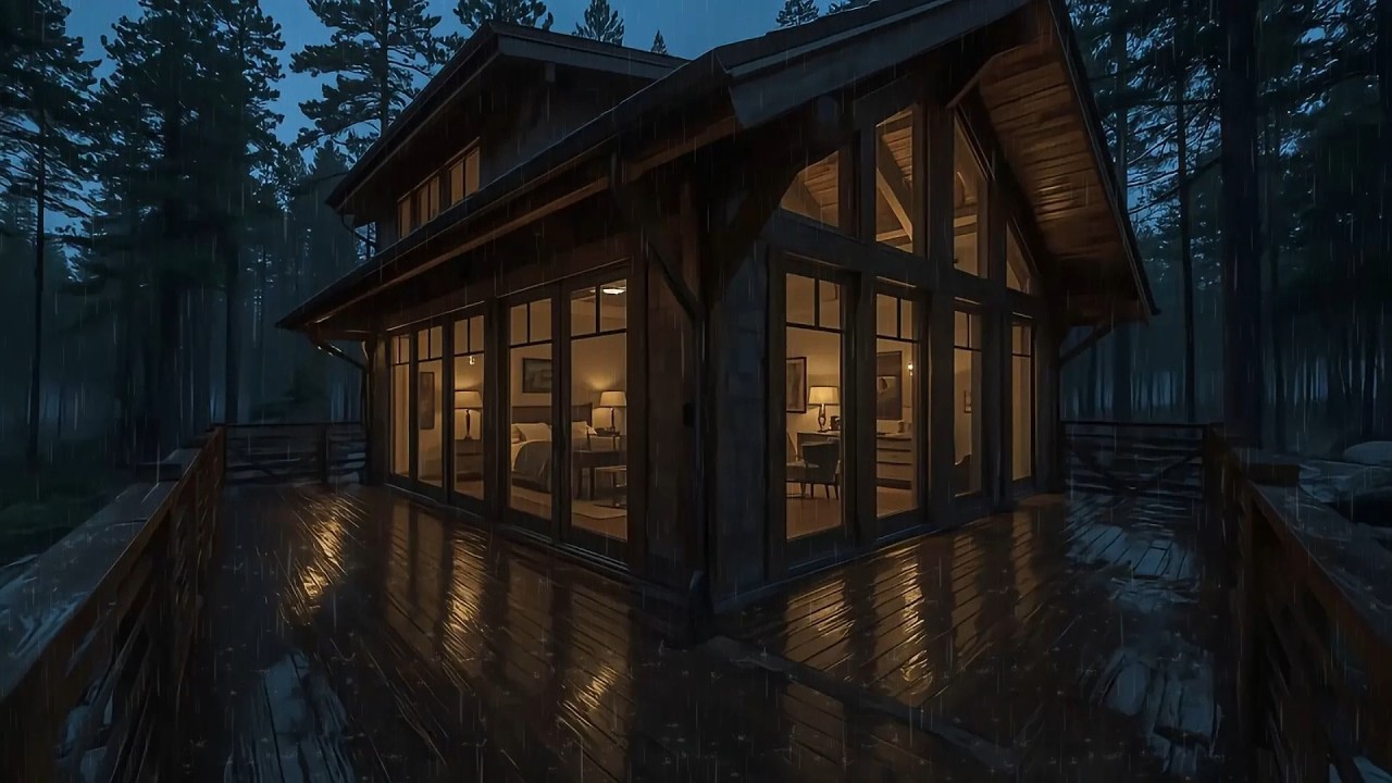 Best Rain in the Forest at Night 🌲 3 Hours of Rain Sounds for Deep Sleep & Relaxing Forest Ambience