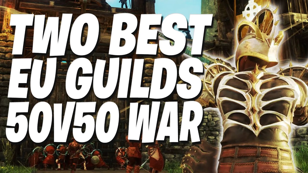 New World War - Lvl 60 Player 50v50 PVP - Two Best EU Guilds Fight For EVERFALL!