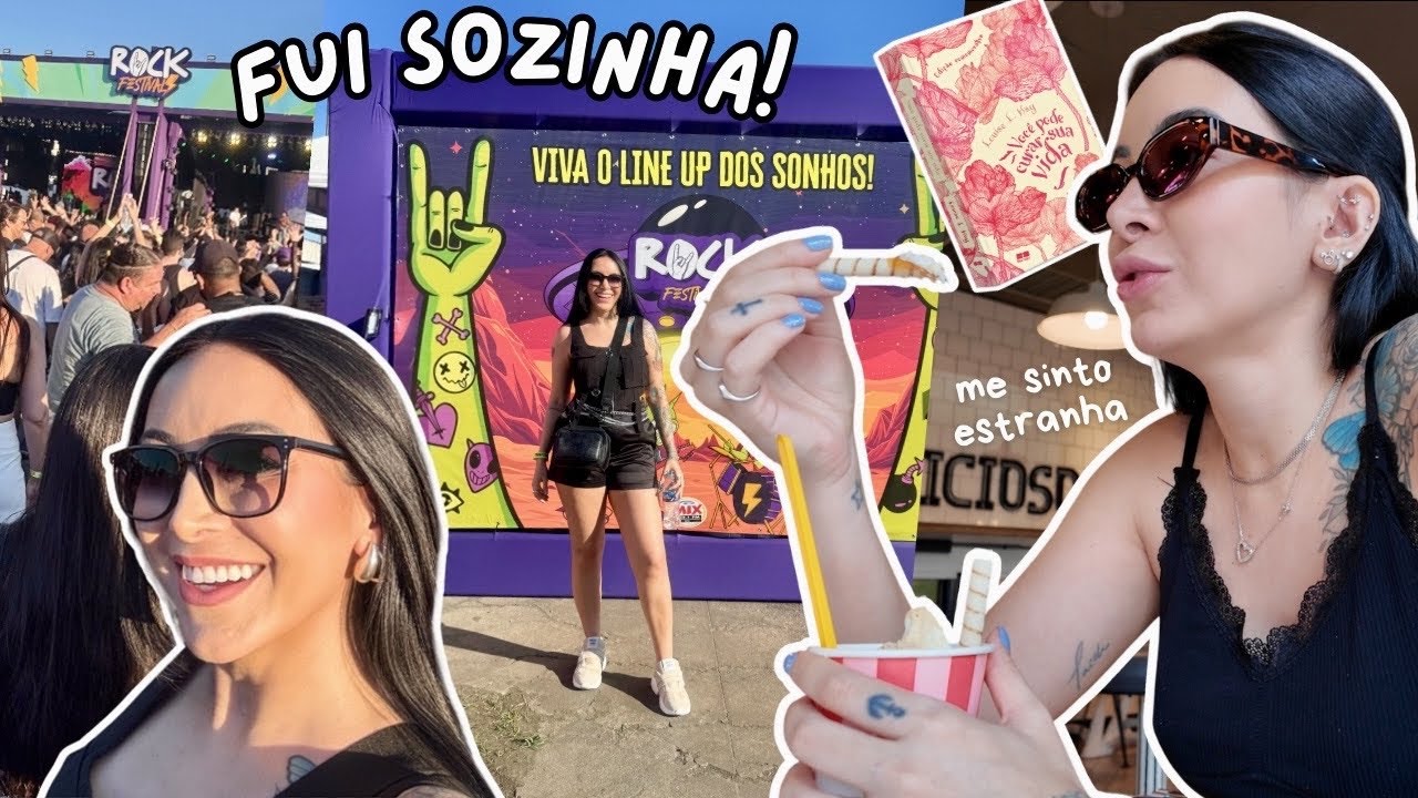 SOZINHA EM UM FESTIVAL (liberdade ou solid&atilde;o?) - Preciso me redescobrir