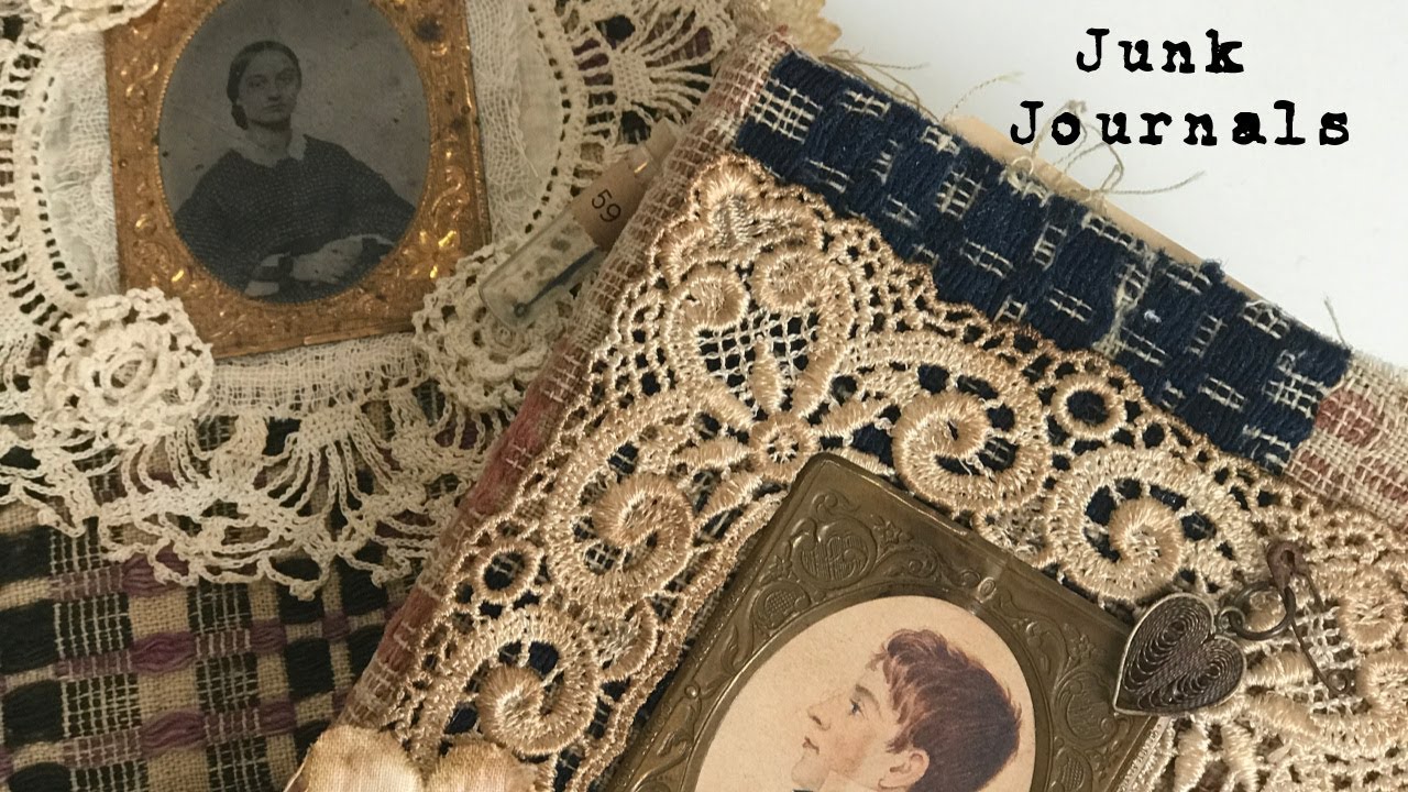 Junk Journal Flip Through ~ Antique Embellished Handmade Journals
