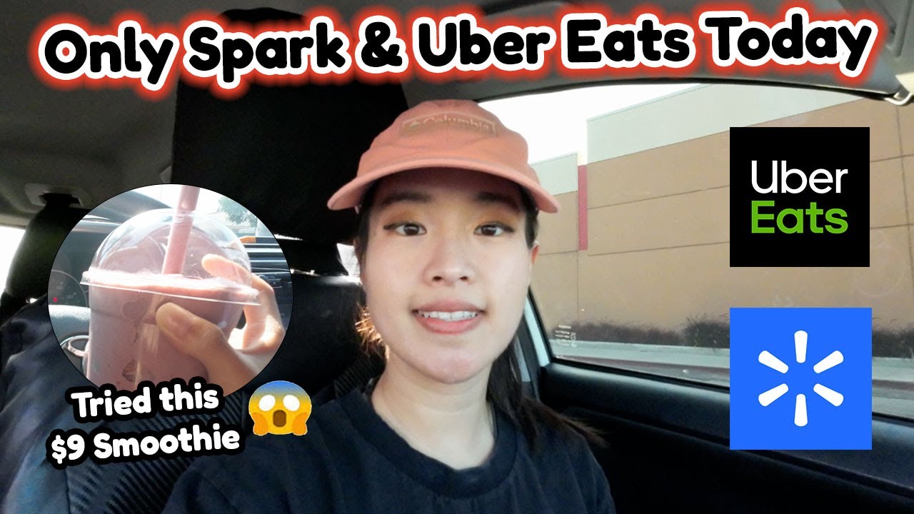 How Expensive California is to be Doing Uber Eats?? No Door Dash Today Uber Eats Ride Along | SPARK